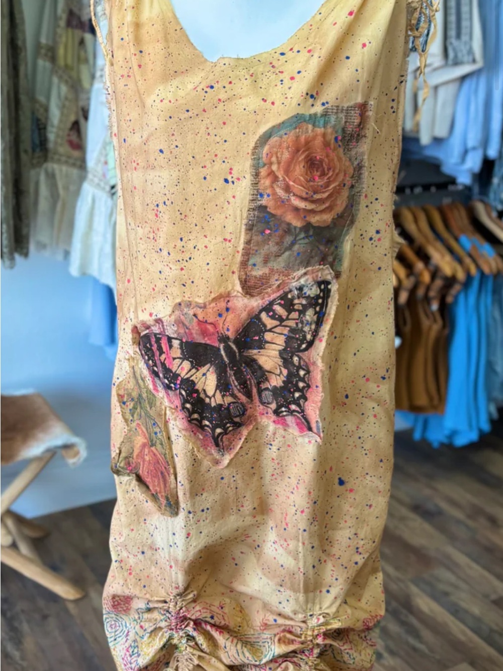 A Rare bird- Moonglow Butterfly Maxi Dress - Picture 2 of 6